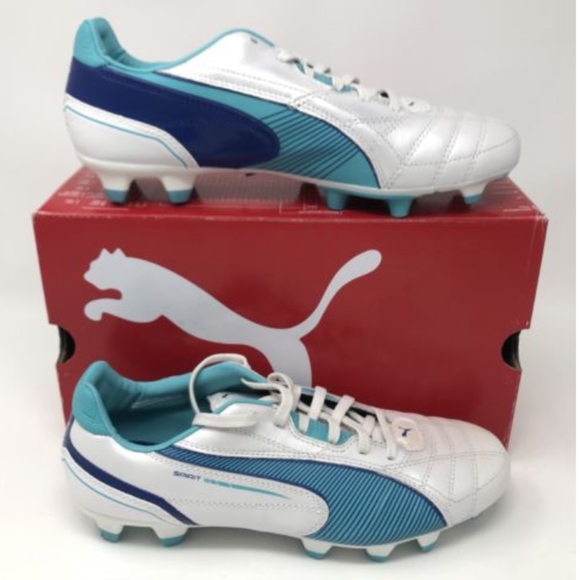Puma V6.11 i FG Mens Football Boots / Cleats - Blue at galaxysports.co.uk
